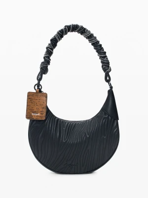 Średniej wielkości owalna torba z tłoczeniem Desigual