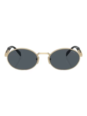 Owalne okulary przeciwsłoneczne w stylu retro Prada