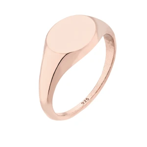 Owalny sygnet z różowego złota : pierścionki - 12 SOTHO