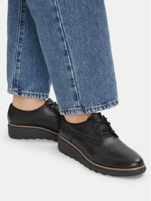 Oxfordy Clarks Sharon Rae 261754164 Czarny