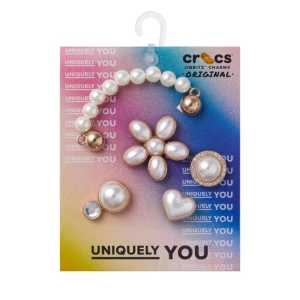 Ozdoba do butów Crocs Dainty Pearl Jewelry 5 Pack 10013133 Kolorowy