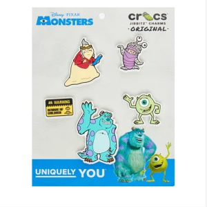 Ozdoba do butów Crocs Jibbitz™ Monsters Inc 5-Pack 10014921 Kolorowy