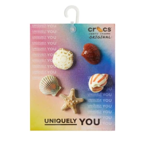 Ozdoba do butów Crocs Jibbitz™ She Sells Seashells 5-Pack 10014671 Kolorowy