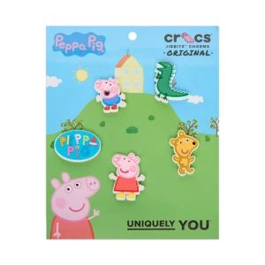 Ozdoba do butów Crocs Peppa Pig Character 5Pck 10015107 Kolorowy