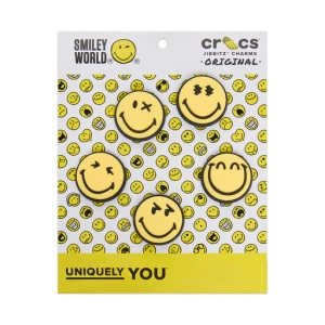 Ozdoba do butów Crocs Smileyworld 5Pck 10015113 Kolorowy