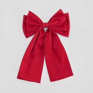 Ozdobna spinka do włosów z czerwoną kokardą House