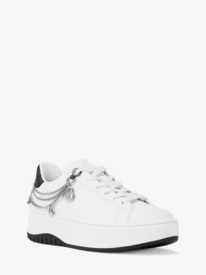 Ozdobne skórzane sneakersy Dottie na platformie MICHAEL Michael Kors