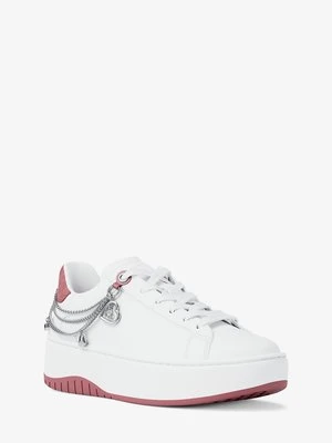 Ozdobne skórzane sneakersy Dottie na platformie MICHAEL Michael Kors