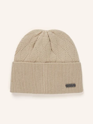P.A.C. Czapka Kenla Z Dodatkiem Wełny Merino beige