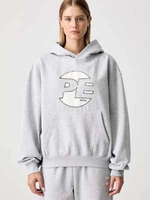P.E Nation bluza z kapturem damska z bawełną Voltage szary