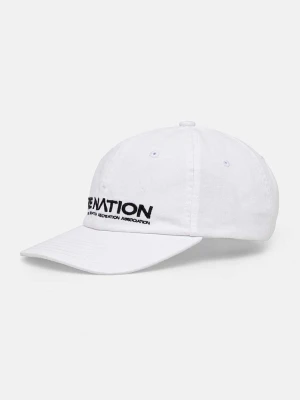 P.E Nation czapka z daszkiem bawełniana Homage Cap biały