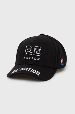 P.E Nation czapka z daszkiem kolor czarny z aplikacją