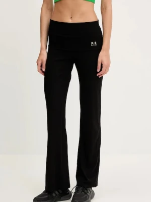 P.E Nation legginsy Social club damskie kolor czarny gładkie 252G053