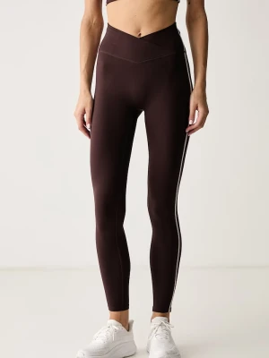 P.E Nation legginsy sportowe damskie Clarity brązowy