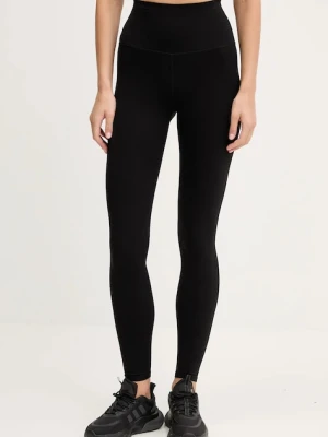 P.E Nation legginsy treningowe Frequency kolor czarny gładkie 243G318
