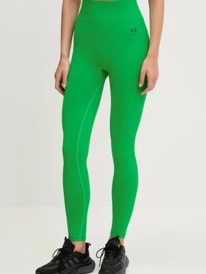 P.E Nation legginsy treningowe Restore Seamless kolor zielony gładkie 243G295