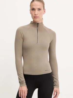 P.E Nation longsleeve Routine damski kolor beżowy z golfem 251L160