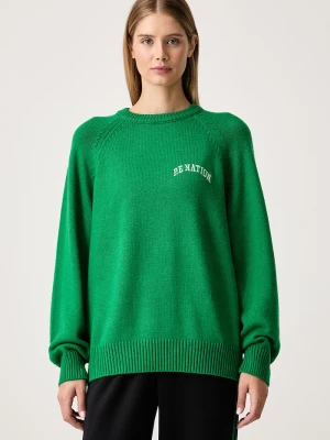 P.E Nation sweter damski z wełną Legacy zielony