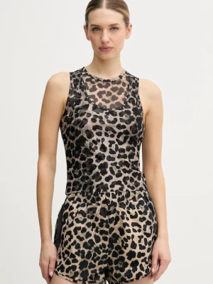 P.E Nation top Discovery Mesh kolor brązowy 244W299