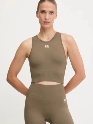 P.E Nation top Restore Seamless damski kolor brązowy 243W294