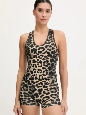 P.E Nation top treningowy Renewal kolor brązowy 244W214