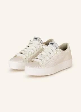 p448 Sneakersy Thea Z Ozdobnymi Perełkami weiss