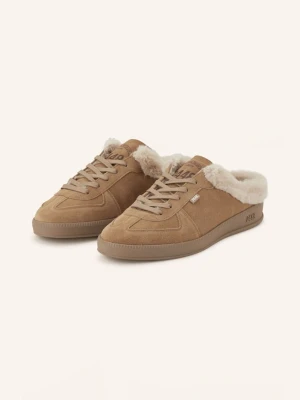 p448 Sneakersy Wsuwane Monaco grau BRĄZOWY