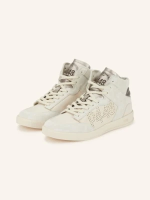 p448 Wysokie Trampki London 60 beige