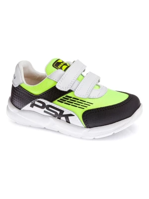 Pablosky Sneakersy w kolorze czarno-jaskrawozielono-białym rozmiar: 31