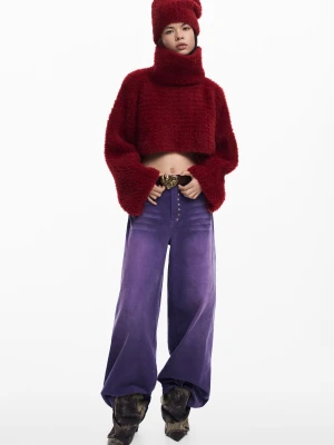 PACK CROP SWETER I CZAPKA Desigual