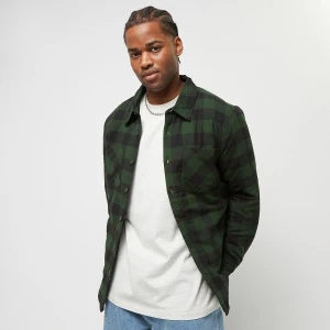 Padded Check Flannel Shirt, markiUrban Classics, Koszule, w kolorze zielony, rozmiar: