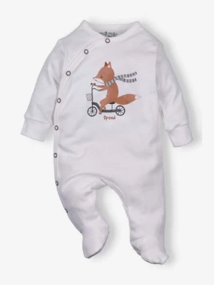 Pajac niemowlęcy CUTE CARS z bawełny organicznej NINI