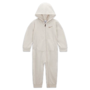 Pajacyk dla niemowląt Nike Essentials Hooded Coverall - Brązowy