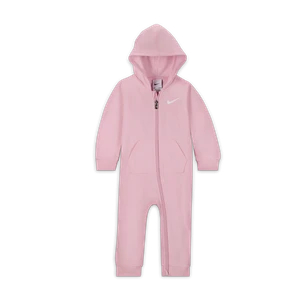 Pajacyk dla niemowląt Nike Essentials Hooded Coverall - Różowy