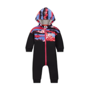 Pajacyk dla niemowląt Nike Snow Day Hooded Coverall - Czerń
