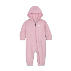 Pajacyk z kapturem dla niemowląt (0–9 M) Nike Baby Essentials - Różowy