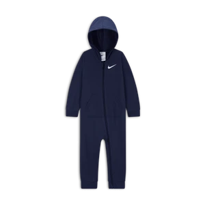 Pajacyk z kapturem dla niemowląt (12–24 M) Nike Baby Essentials - Niebieski