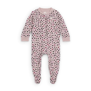 Pajacyk z nadrukiem dla niemowląt (0–9 M) Nike Essentials - Fiolet