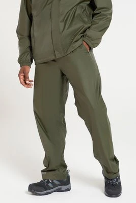 Pakka - wodoodporne spodnie męskie - Dark Green Mountain Warehouse