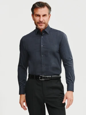 PAKO LORENTE – Bawełniana koszula męska w kolorze ciemnoszarym