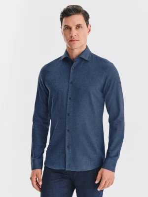 PAKO LORENTE – Bawełniana koszula w drobną pepitkę