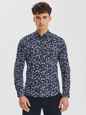 PAKO LORENTE - Bawełniana koszula w kwiaty