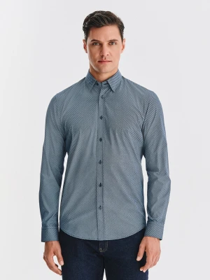 PAKO LORENTE – Bawełniana koszula w mikrowzór