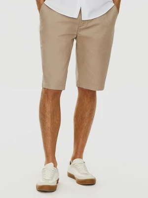PAKO LORENTE – Bawełniane szorty męskie w kolorze beżowym