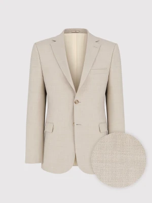 PAKO LORENTE - Beżowa marynarka garniturowa