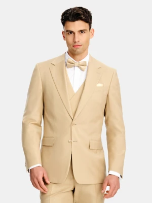 PAKO LORENTE - Beżowa marynarka garniturowa z wełny