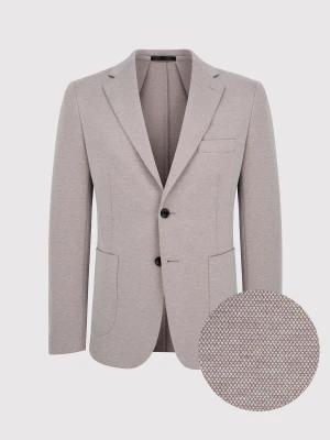 PAKO LORENTE – Beżowa marynarka męska melanż