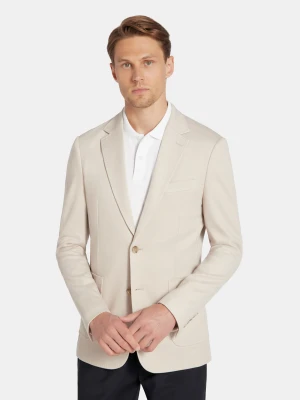 PAKO LORENTE - Beżowa marynarka z dzianiny