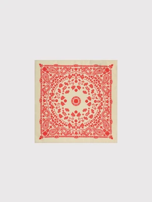 PAKO LORENTE – Beżowa poszetka we wzór