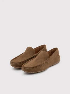 PAKO LORENTE - Beżowe mokasyny męskie